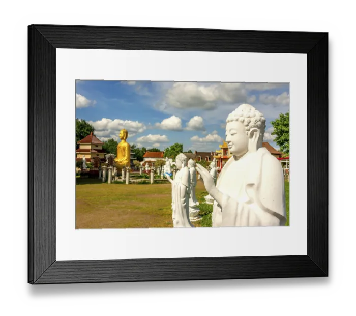 Framed Print : Gold Buddha, Vietnamese pagoda Framed Print : Gold Buddha, Vietnamese pagoda