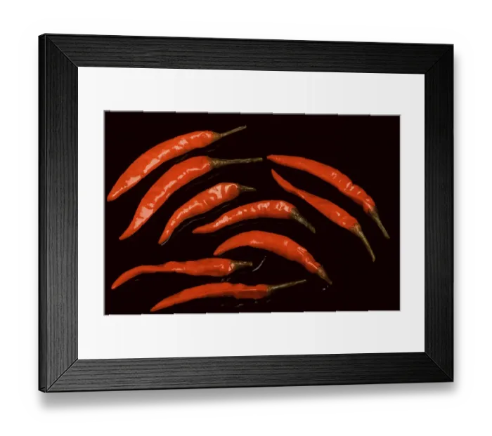 Framed Print : Red, pickled chilli peppers Framed Print : Red, pickled chilli peppers