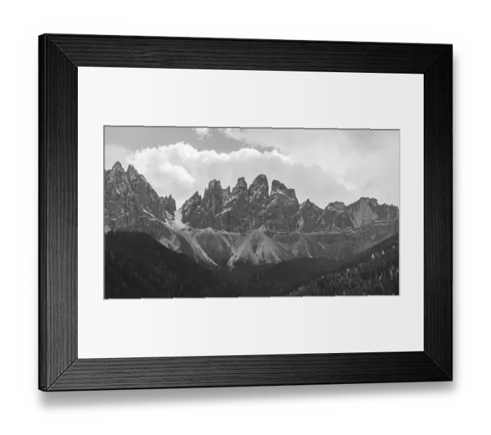 Framed Print : The peaks of the Geisler Group Framed Print : The peaks of the Geisler Group