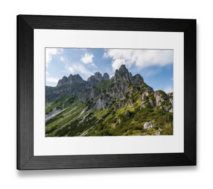 Framed Print : Rugged peaks, mountains, Armkarwand