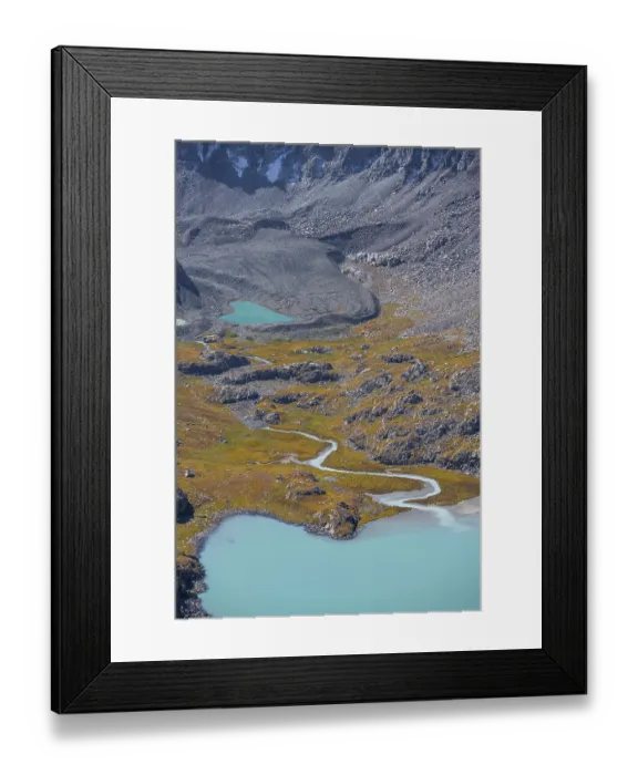 Framed Print : River, Tien Shan High Mountains Framed Print : River, Tien Shan High Mountains