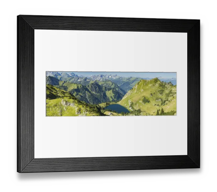 Framed Print : Seealpsee and Seekoepfle, 1919m