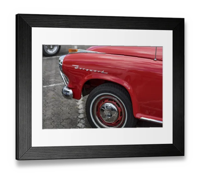 Framed Print : Vintage Borgward Isabella Coupe