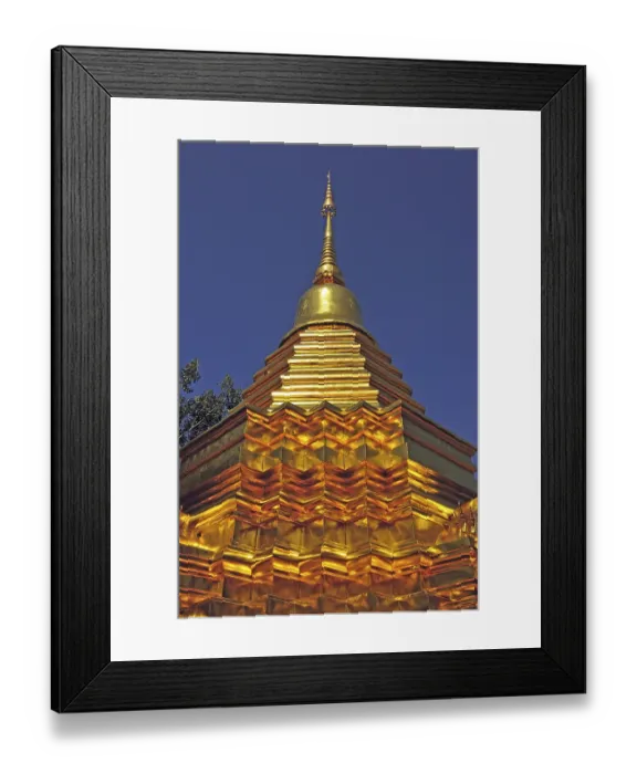 Framed Print : Sareerikkatartsirirak Pagoda at Wat Phan On Framed Print : Sareerikkatartsirirak Pagoda at Wat Phan On