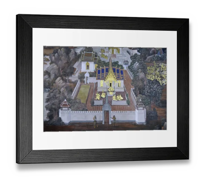 Framed Print : Restored wall murals (Ramakien) in Wat Phra Kaeo Grand Palace (Temple of the Emerald Buddha) Framed Print : Restored wall murals (Ramakien) in Wat Phra Kaeo Grand Palace (Temple of the Emerald Buddha)