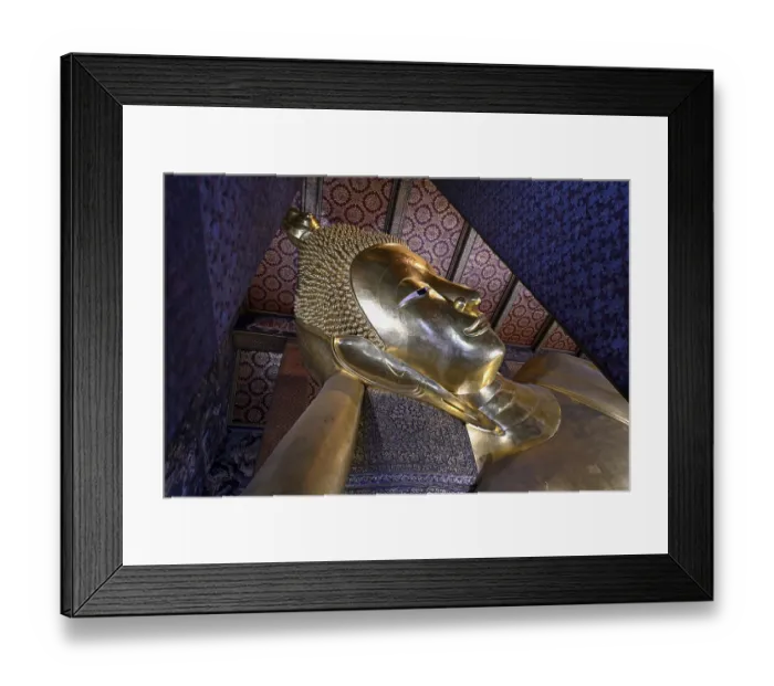 Framed Print : Reclining Buddha in Wat Pho, Temple of the Reclining Buddha