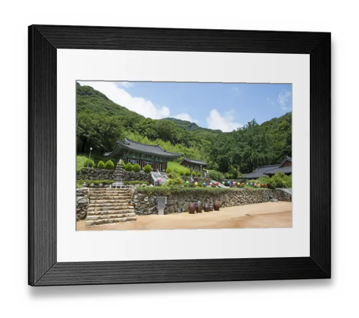 Framed Print : Chunjinam Hermitage at Baekyangsa Temple Framed Print : Chunjinam Hermitage at Baekyangsa Temple