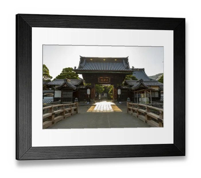 Framed Print : Buddhist ZenkO-ji Temple, Nagano, Japan, Asia