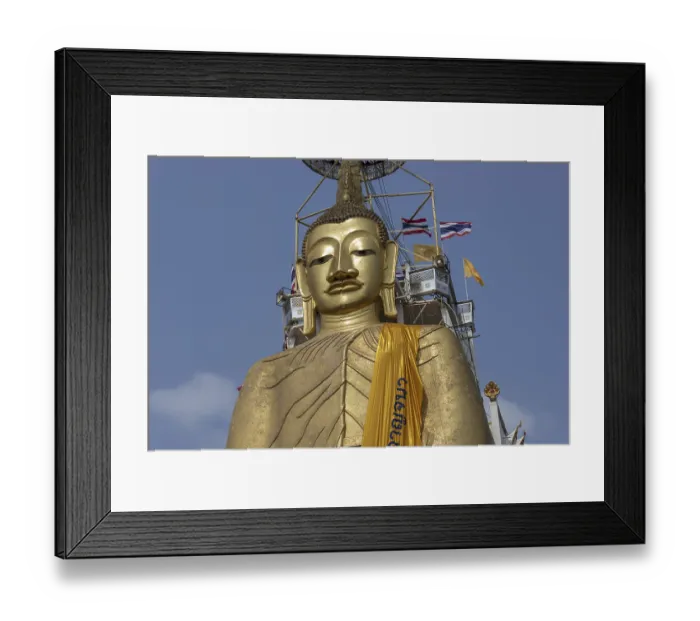 Framed Print : 32 metre high standing Buddha statue Framed Print : 32 metre high standing Buddha statue