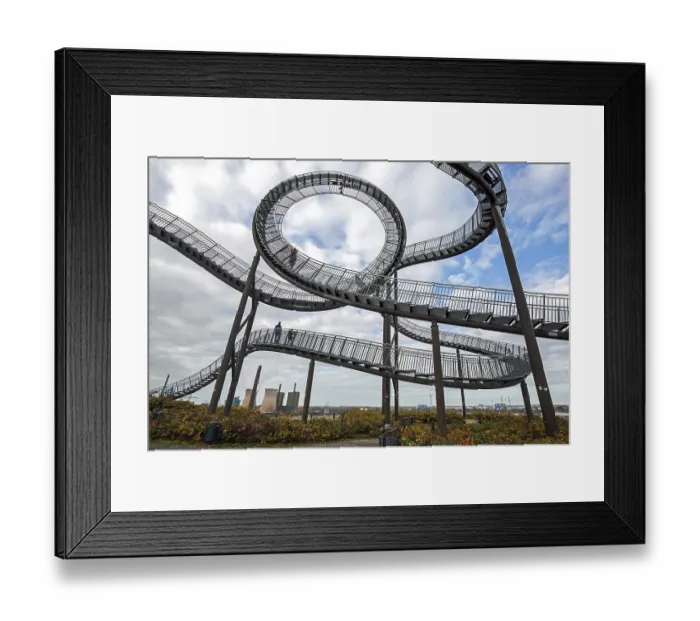 Framed Print : Tiger and Turtle, Magic Mountain at Heinrich-Hildebrand-Hoehe