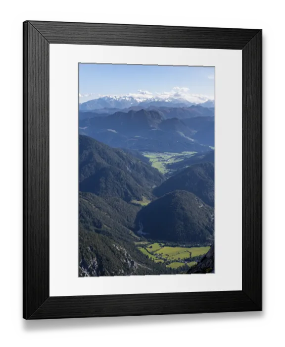 Framed Print : Valleys and forested mountains Framed Print : Valleys and forested mountains