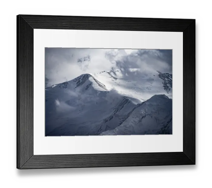 Framed Print : Dramatic mountain landscape, mountain valley