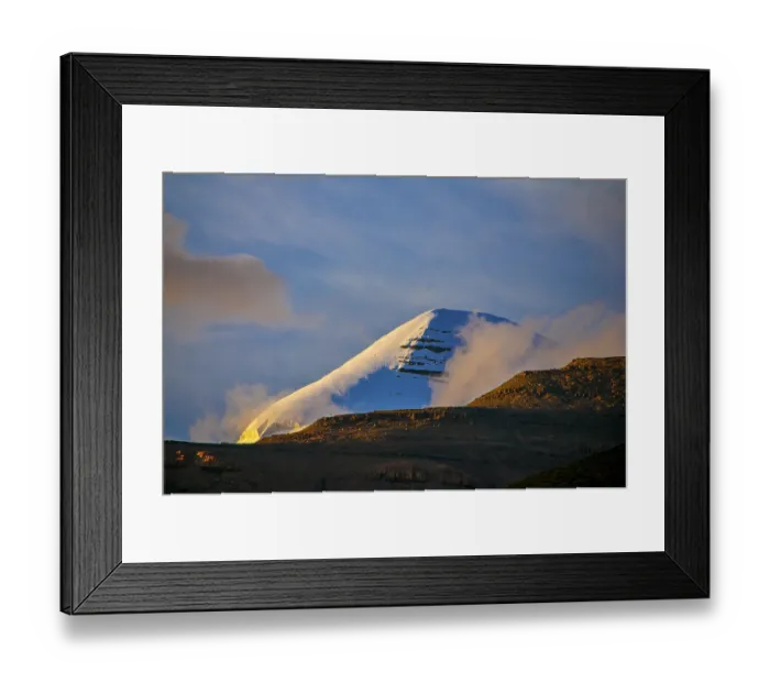 Framed Print : The holy mount Kailash seen from Darchen Western Tibet