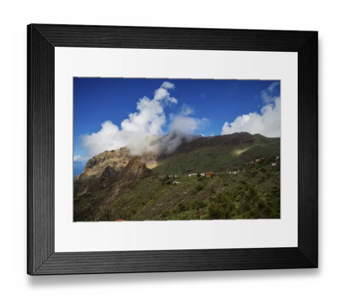 Framed Print : Masca mountain village, Masca Gorge Framed Print : Masca mountain village, Masca Gorge