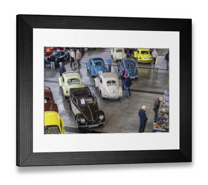 Framed Print : Retro Classics Stuttgart opens its doors Framed Print : Retro Classics Stuttgart opens its doors