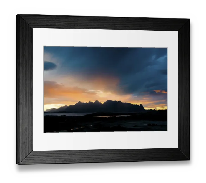 Framed Print : Sunrise, near Svolvaer, Lofoten, Norway, Europe Framed Print : Sunrise, near Svolvaer, Lofoten, Norway, Europe