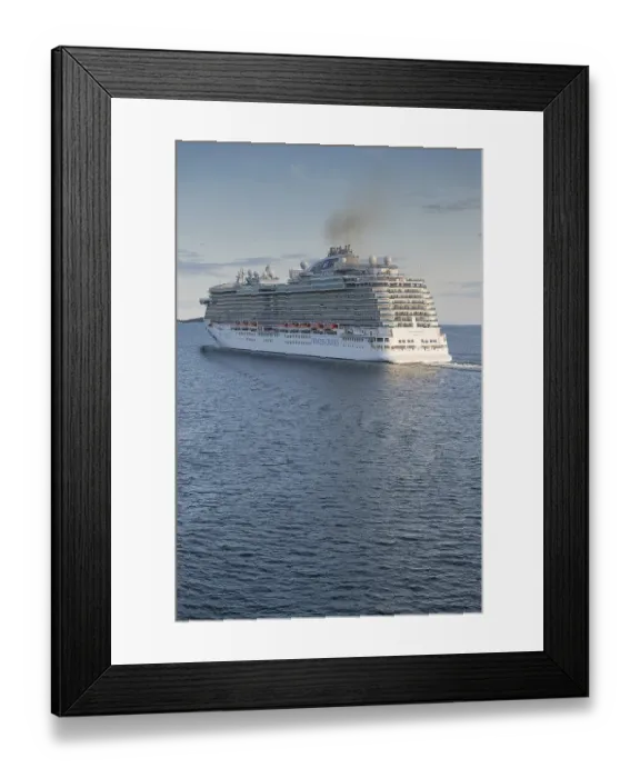 Framed Print : Cruise ship shelf Princess, Princess Cruises