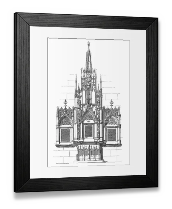 Framed Print : Religious cult objects, Sacrament shrine from Wiltenhausen Framed Print : Religious cult objects, Sacrament shrine from Wiltenhausen