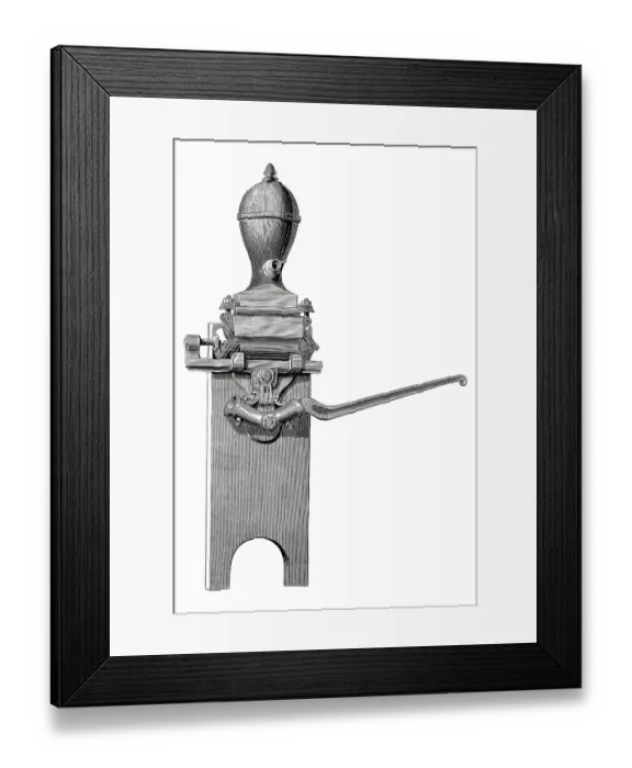 Framed Print : Pressure and suction pump, fire pump