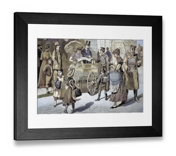 Framed Print : Sale of tickets, lottery tickets for the lottery in the streets of Berlin