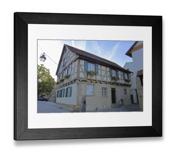 Framed Print : Schiller's birthplace, Friedrich Schiller
