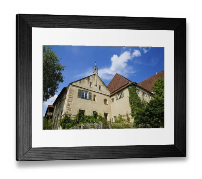 Framed Print : Bebenhausen Monastery and Palace Framed Print : Bebenhausen Monastery and Palace