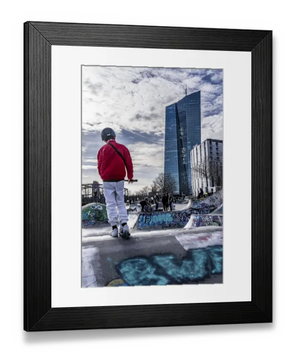 Framed Print : Building of the European Central Bank