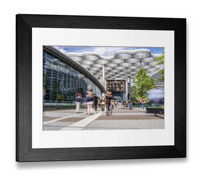 Framed Print : Station forecourt of Utrecht Centraal station Framed Print : Station forecourt of Utrecht Centraal station