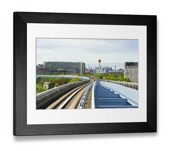 Framed Print : Tokyo Teleport Station, Underground