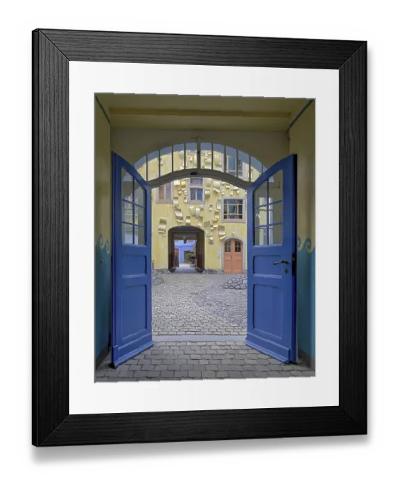 Framed Print : Kunsthof Dresden Entrance area Framed Print : Kunsthof Dresden Entrance area