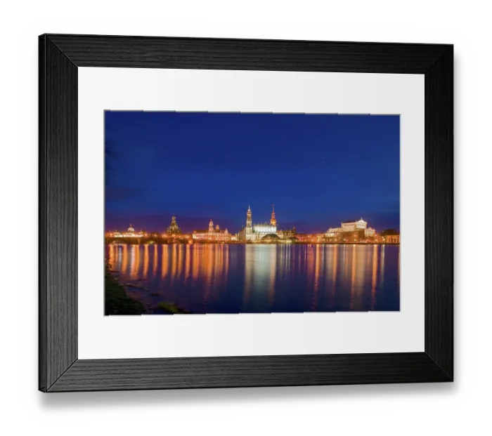 Framed Print : DEU Saxony Dresden Dresden Silhouette