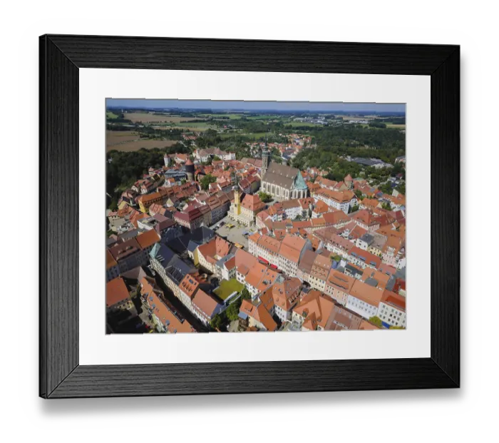 Framed Print : Old town of Bautzen with sights Framed Print : Old town of Bautzen with sights