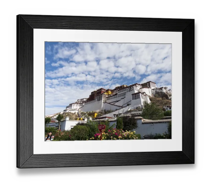 Framed Print : Potala Palace, former palace of the Dalai Llama