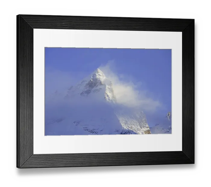 Framed Print : The mountain Becca di Monciair