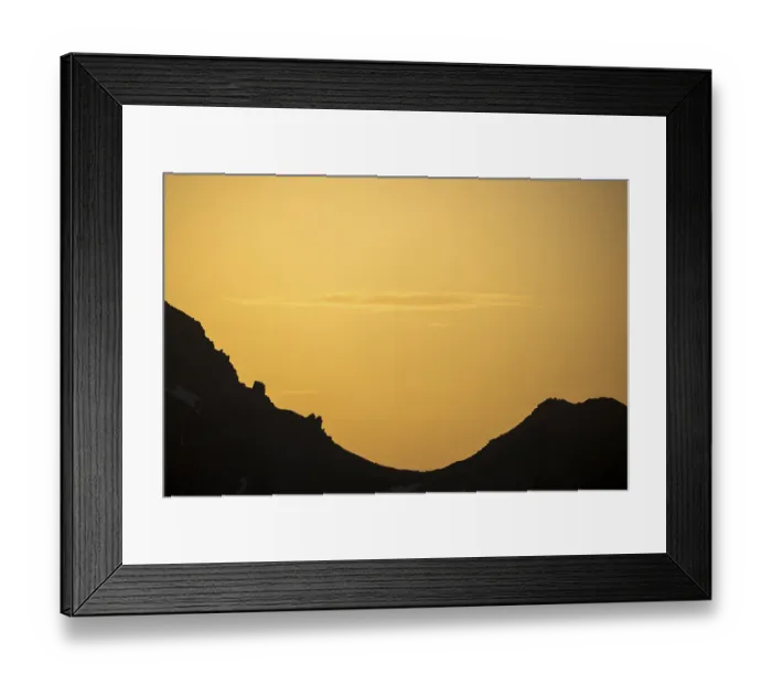 Framed Print : Summit in the morning light, Lech