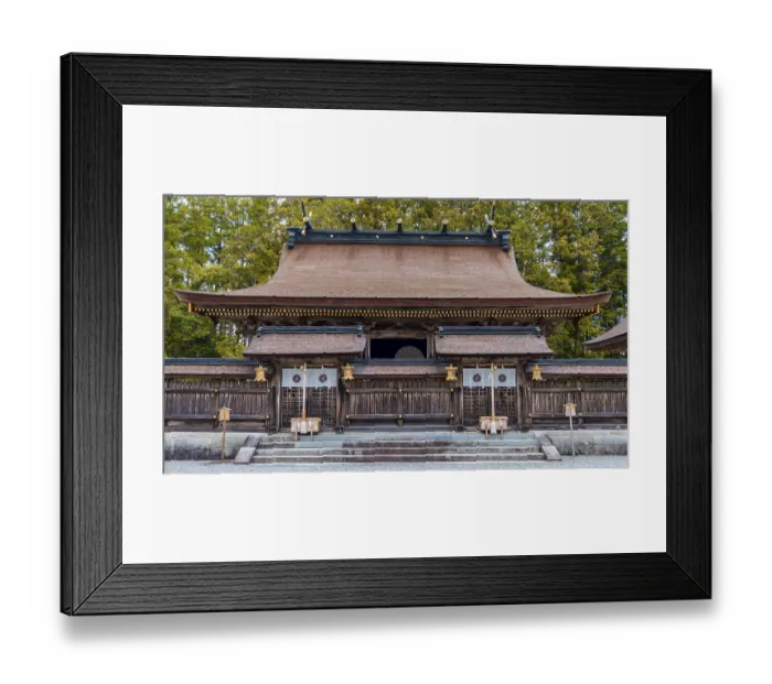 Framed Print : Kumano HongU Taisha, Main Shrine of Kumano Shrines