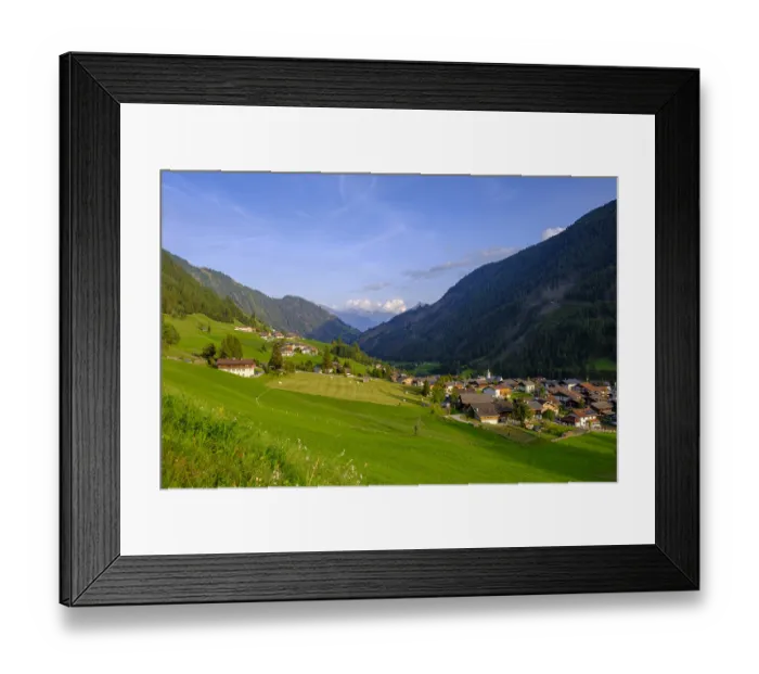 Framed Print : Praegarten am Grossvenediger, Virgental