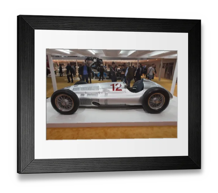 Framed Print : A Mercedes Benz W 154 racing car from 1939 is on display at Techno Classica Framed Print : A Mercedes Benz W 154 racing car from 1939 is on display at Techno Classica