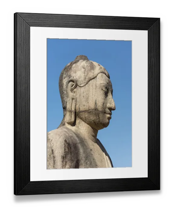 Framed Print : Buddha statue, Vatadage, Sacred Quadrangle