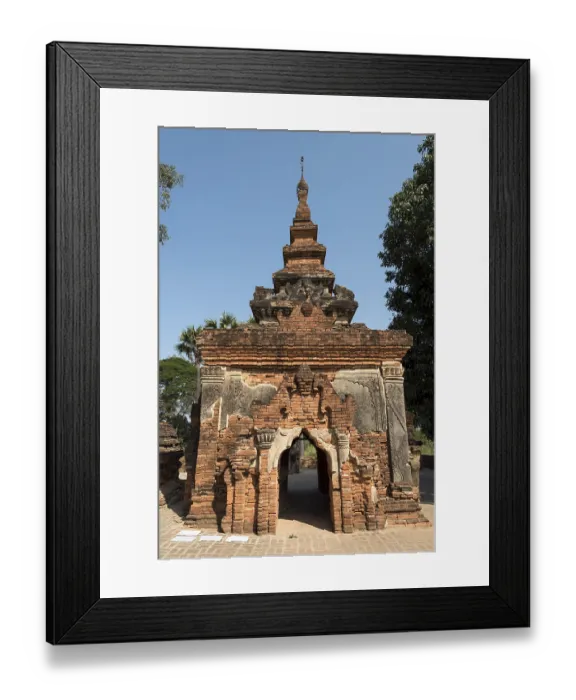 Framed Print : Stupa at Yadana Hsemee or Yadana Hsimi