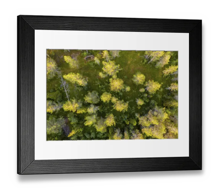 Framed Print : Aerial view, bird's eye view Framed Print : Aerial view, bird's eye view