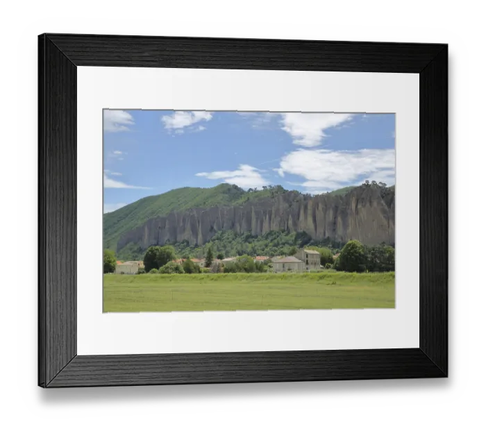 Framed Print : Les Penitents, rock formations Framed Print : Les Penitents, rock formations