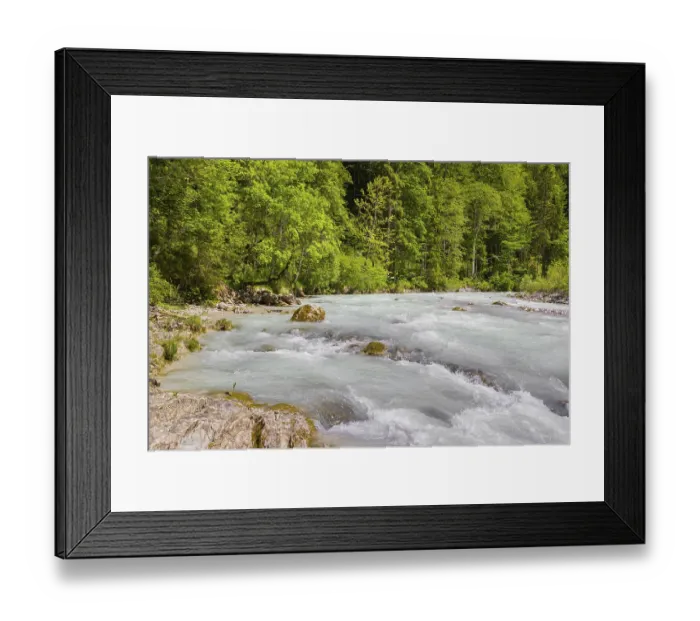 Framed Print : Rissbach creek in the Eng valley
