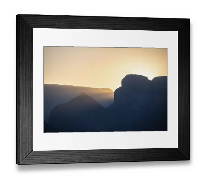 Framed Print : Light mood at sunrise at the Blyde River Canyon