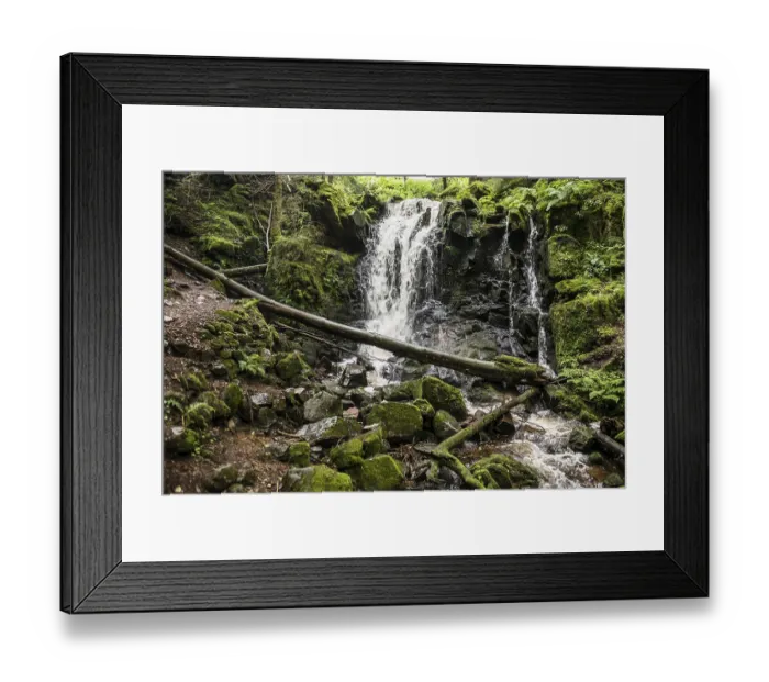 Framed Print : Waterfall, Windberg Waterfall, St Blasien Framed Print : Waterfall, Windberg Waterfall, St Blasien