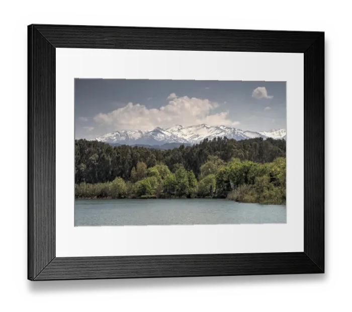 Framed Print : Spring in Crete, HDR, Lake of Agia
