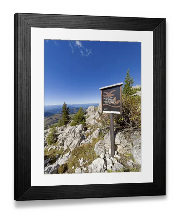 Framed Print : Signpost Landscape Conservation Area