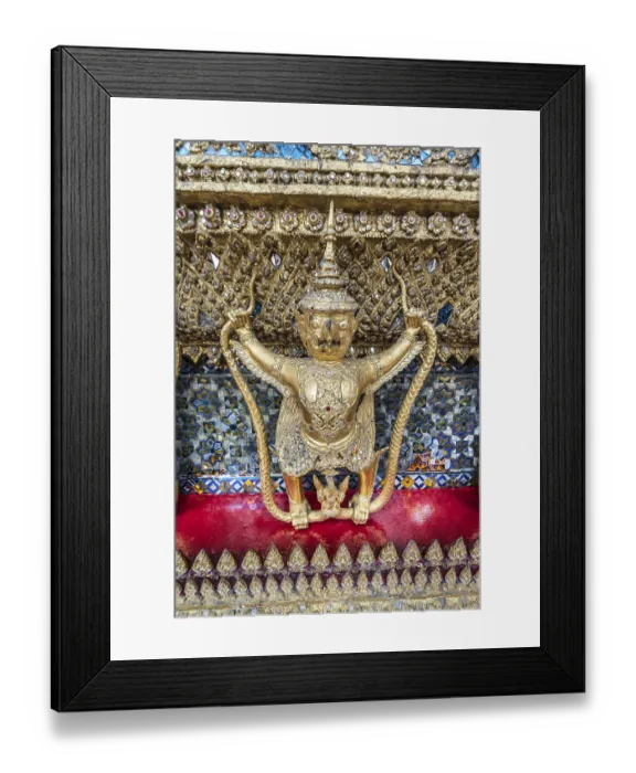 Framed Print : Gilded Garuda, birdlike mythical creatures Framed Print : Gilded Garuda, birdlike mythical creatures