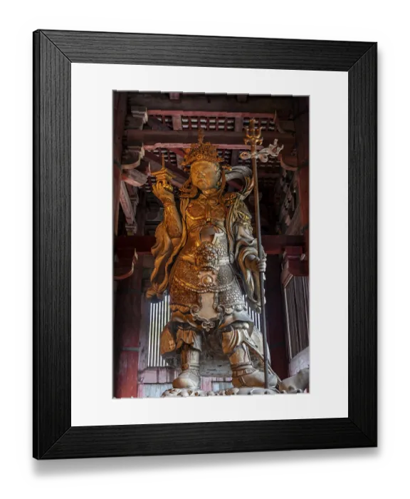 Framed Print : Bishamonten, Guardian of the Temple