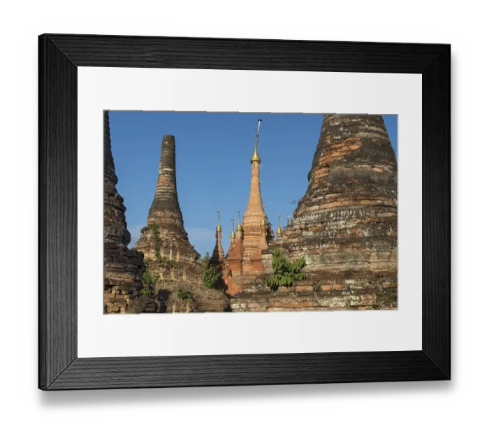 Framed Print : Ancient temples, stupas of Sankar Framed Print : Ancient temples, stupas of Sankar